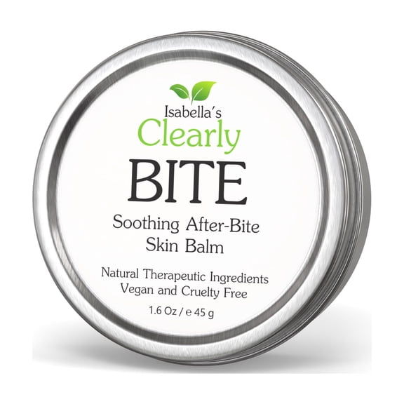 Isabella's Clearly BITE, Soothing After Bite Skin Balm with Calendula and Aloe Vera | Natural Ointment for Adults and Kids | Vegan, Cruelty Free, Made in USA