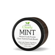 Isabella’s Clearly MINT Natural Fluoride Free Toothpaste Powder | Remineralizing Teeth Whitening Mineral Tooth Powder for Adults, Kids, Sensitive Teeth and Gums | Vegan, Organic Xylitol, Baking Soda