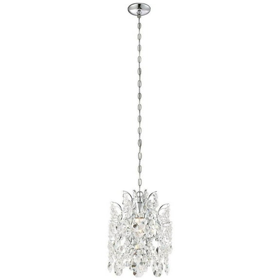 Isabella's Crown 1 Light Mini Pendant in Traditional Style 12.75 inches Tall By 9.75 inches Wide Bailey Street Home 57-Bel-3098367