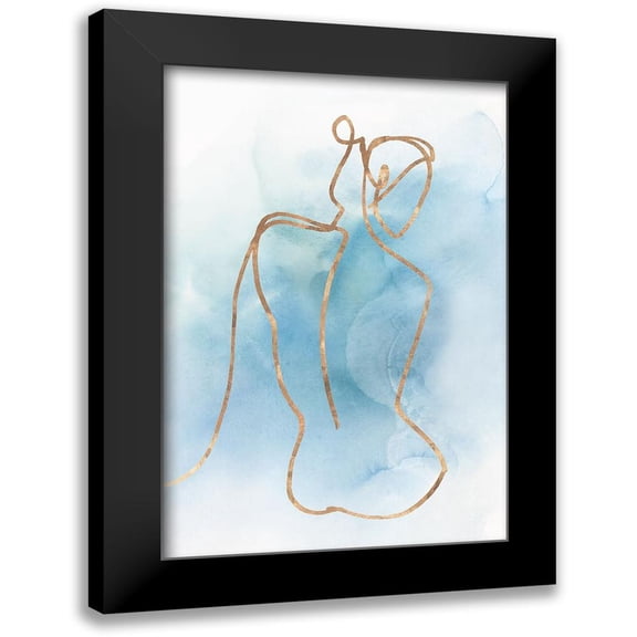 Isabelle Z 11x14 Black Modern Framed Museum Art Print Titled - Figurative I