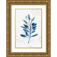 thumbnail image 1 of Isabelle Z 11x14 Gold Ornate Wood Framed with Double Matting Museum Art Print Titled - Botanical Blue II, 1 of 4
