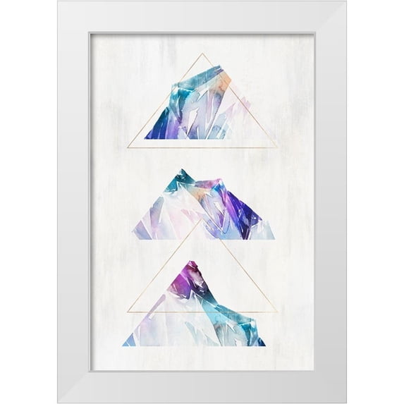 Isabelle Z 11x14 White Modern Wood Framed Museum Art Print Titled - Clear Cut I
