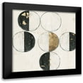thumbnail image 1 of Isabelle Z 12x12 Black Modern Framed Museum Art Print Titled - Golden Circumference, 1 of 5