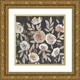 thumbnail image 1 of Isabelle Z 12x12 Gold Ornate Wood Framed with Double Matting Museum Art Print Titled - Midnight Blooms, 1 of 4