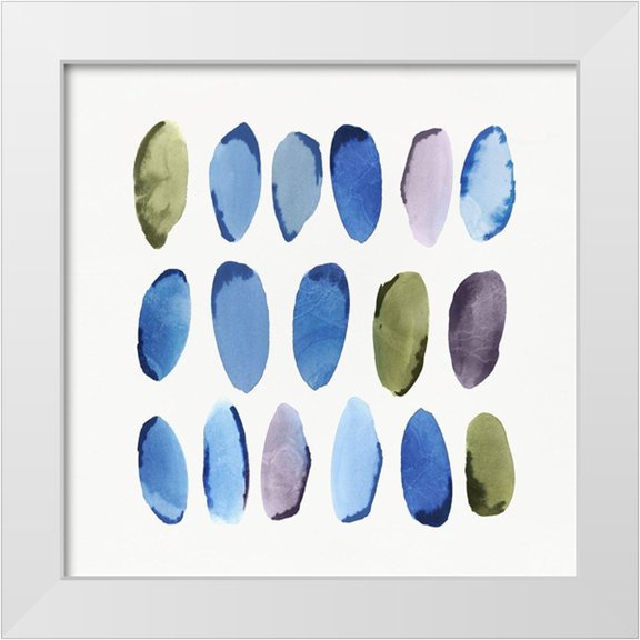 Isabelle Z 12x12 White Modern Wood Framed Museum Art Print Titled - In Queue I