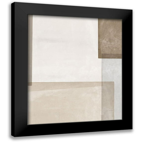Isabelle Z 12x14 Black Modern Framed Museum Art Print Titled - In Greige