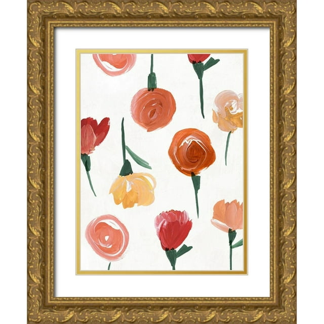 Isabelle Z 12x14 Gold Ornate Wood Framed with Double Matting Museum Art Print Titled - Elliot I