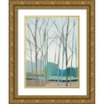 thumbnail image 1 of Isabelle Z 12x14 Gold Ornate Wood Framed with Double Matting Museum Art Print Titled - Winter Trees II, 1 of 4