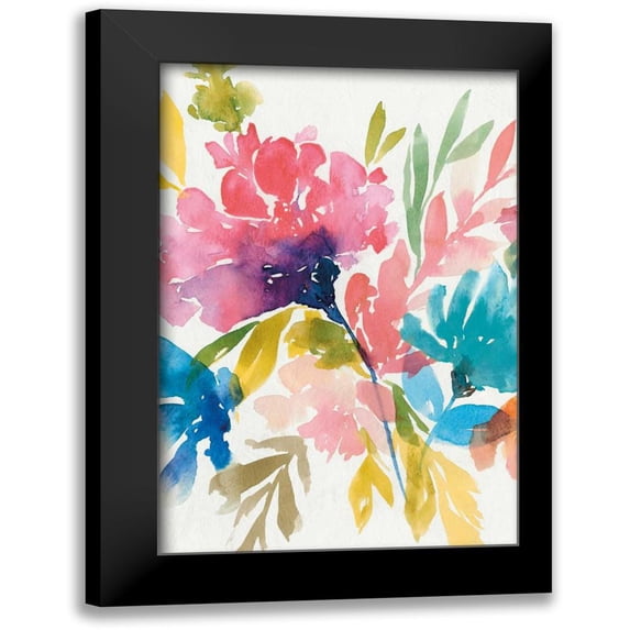 Isabelle Z 13x18 Black Modern Framed Museum Art Print Titled - Fresh Bouquet II
