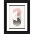 thumbnail image 1 of Isabelle Z 13x18 Black Ornate Wood Framed with Double Matting Museum Art Print Titled - Blushing Geo III, 1 of 4