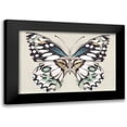 thumbnail image 1 of Isabelle Z 14x11 Black Modern Framed Museum Art Print Titled - Butterflys Kiss I, 1 of 5