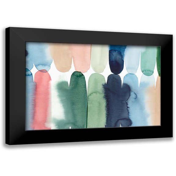 Isabelle Z 14x11 Black Modern Framed Museum Art Print Titled - Rounded Together I