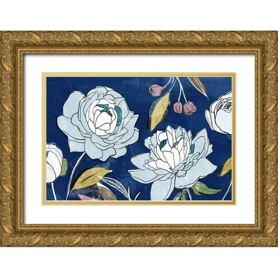 Isabelle Z 14x11 Gold Ornate Wood Framed with Double Matting Museum Art Print Titled - Courtesy I