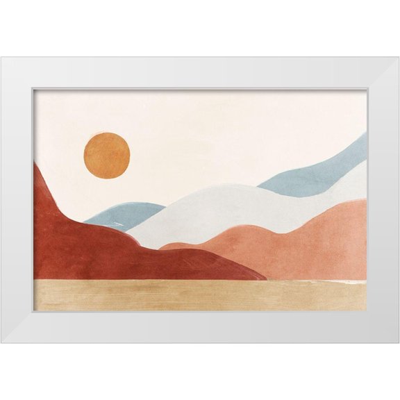 Isabelle Z 14x11 White Modern Wood Framed Museum Art Print Titled - Lost in Dreams