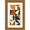 thumbnail image 1 of Isabelle Z 14x24 Gold Ornate Wood Framed with Double Matting Museum Art Print Titled - Mayan Pattern I, 1 of 4