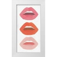thumbnail image 1 of Isabelle Z 14x24 White Modern Wood Framed Museum Art Print Titled - Red Lips I, 1 of 4