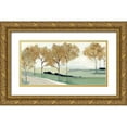 thumbnail image 1 of Isabelle Z 14x9 Gold Ornate Wood Framed with Double Matting Museum Art Print Titled - Pathway to the Sea - Ochre, 1 of 4