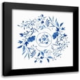 thumbnail image 1 of Isabelle Z 15x15 Black Modern Framed Museum Art Print Titled - Indigo Halo I, 1 of 5