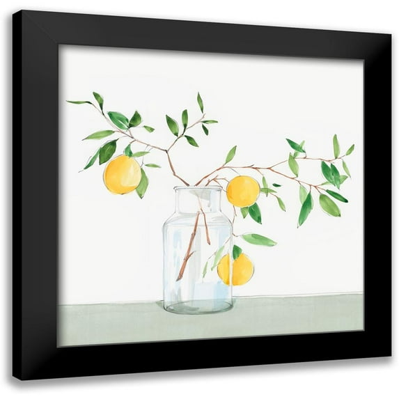 Isabelle Z 15x15 Black Modern Framed Museum Art Print Titled - Sweet Lemonade