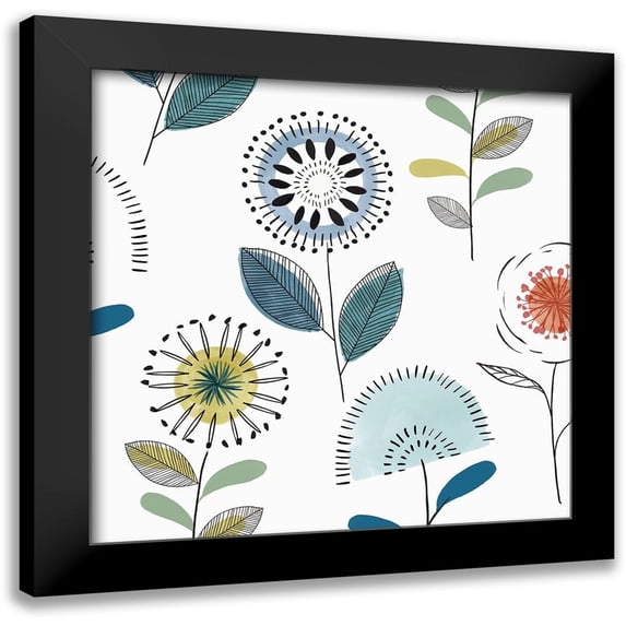 Isabelle Z 15x15 Black Modern Framed Museum Art Print Titled - Trailing