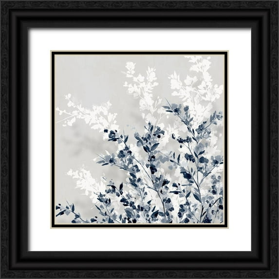 Isabelle Z 15x15 Black Ornate Wood Framed with Double Matting Museum Art Print Titled - Where will we be this Spring I