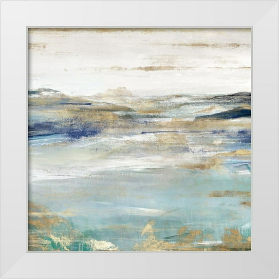 Isabelle Z 15x15 White Modern Wood Framed Museum Art Print Titled - Upon a Clear I