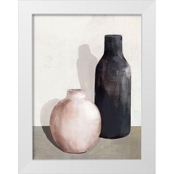 Isabelle Z 15x18 White Modern Wood Framed Museum Art Print Titled - Vases I