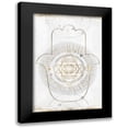 thumbnail image 1 of Isabelle Z 17x24 Black Modern Framed Museum Art Print Titled - Gold Hamsa I, 1 of 5