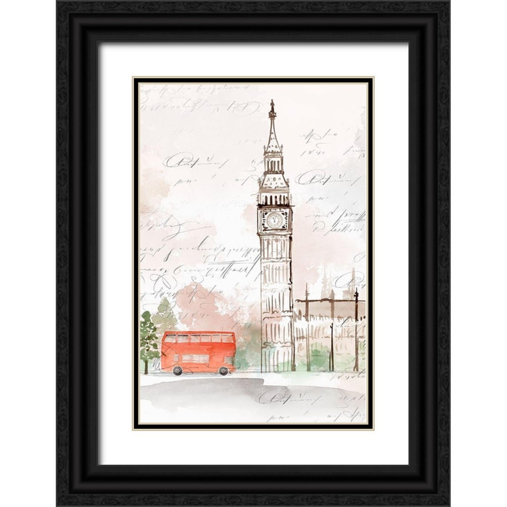 Isabelle Z 17x24 Gold Ornate Wood Framed with Double Matting