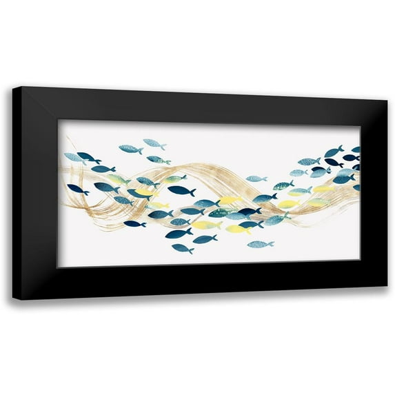 Isabelle Z 18x11 Black Modern Framed Museum Art Print Titled - Under Water Sea Life