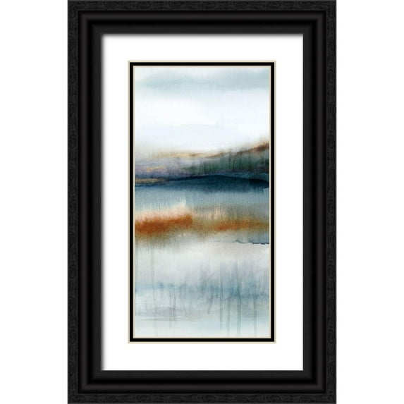 Isabelle Z 18x32 Black Ornate Wood Framed with Double Matting Museum Art Print Titled - Sign of the Times IV