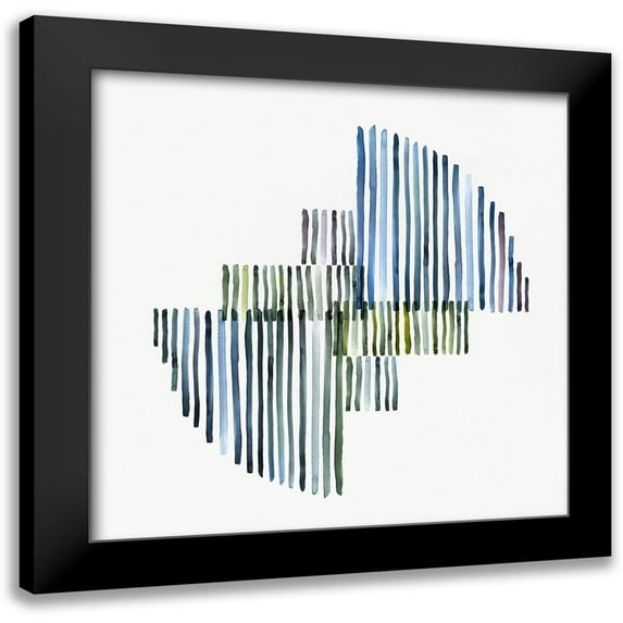 Isabelle Z 20x20 Black Modern Framed Museum Art Print Titled - Interlude I