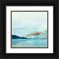 thumbnail image 1 of Isabelle Z 20x20 Black Ornate Wood Framed with Double Matting Museum Art Print Titled - Coastal Mountains, 1 of 4