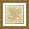 thumbnail image 1 of Isabelle Z 20x20 Gold Ornate Wood Framed with Double Matting Museum Art Print Titled - Camilla I, 1 of 4