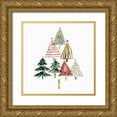 thumbnail image 1 of Isabelle Z 20x20 Gold Ornate Wood Framed with Double Matting Museum Art Print Titled - Pine Trees II, 1 of 4
