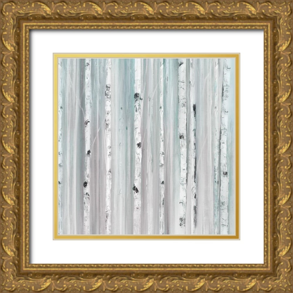 Isabelle Z 20x20 Gold Ornate Wood Framed with Double Matting Museum Art