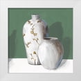 thumbnail image 1 of Isabelle Z 20x20 White Modern Wood Framed Museum Art Print Titled - White Vases, 1 of 4
