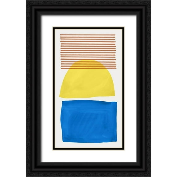 Isabelle Z 20x32 Black Ornate Wood Framed with Double Matting Museum Art Print Titled - Mullholland Drive II