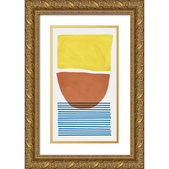 Isabelle Z 20x32 Gold Ornate Wood Framed with Double Matting Museum Art Print Titled - Mullholland Drive I