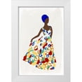 thumbnail image 1 of Isabelle Z 23x32 White Modern Wood Framed Museum Art Print Titled - Floral Fashion I, 1 of 4