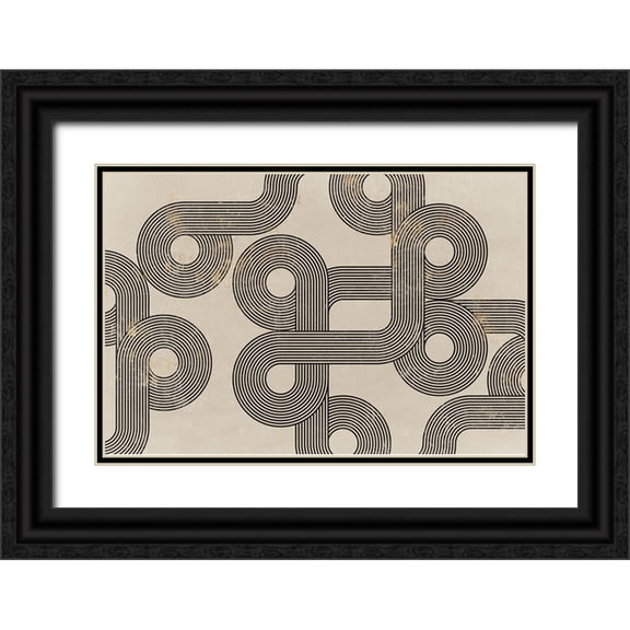 Isabelle Z 24x17 Black Ornate Wood Framed with Double Matting Museum Art Print Titled - Form Follows