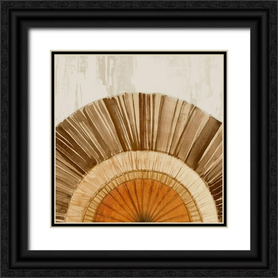 Isabelle Z 26x26 Black Ornate Wood Framed with Double Matting Museum Art Print Titled - Arizona Fan I