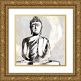 thumbnail image 1 of Isabelle Z 26x26 Gold Ornate Wood Framed with Double Matting Museum Art Print Titled - Buddha I, 1 of 4