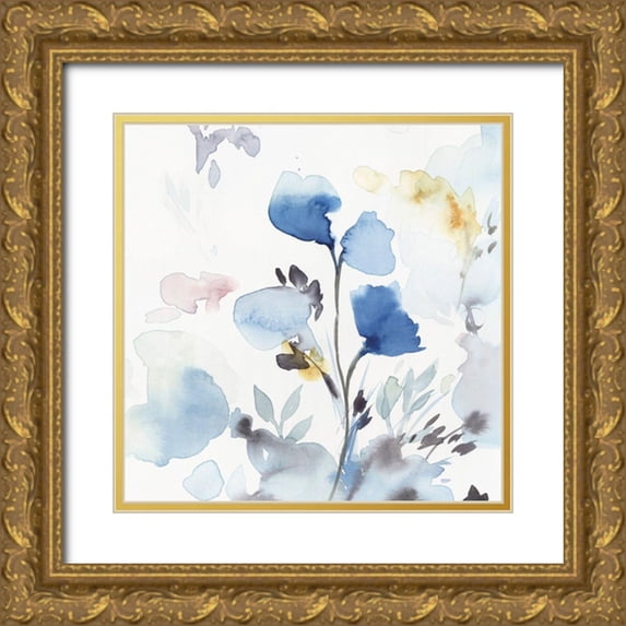 Isabelle Z 26x26 Gold Ornate Wood Framed with Double Matting Museum Art Print Titled - Grateful Minds I