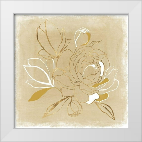 Isabelle Z 26x26 White Modern Wood Framed Museum Art Print Titled - Camilla I