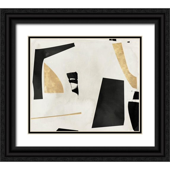 Isabelle Z 30x26 Black Ornate Wood Framed with Double Matting Museum Art Print Titled - Listening to Secrets