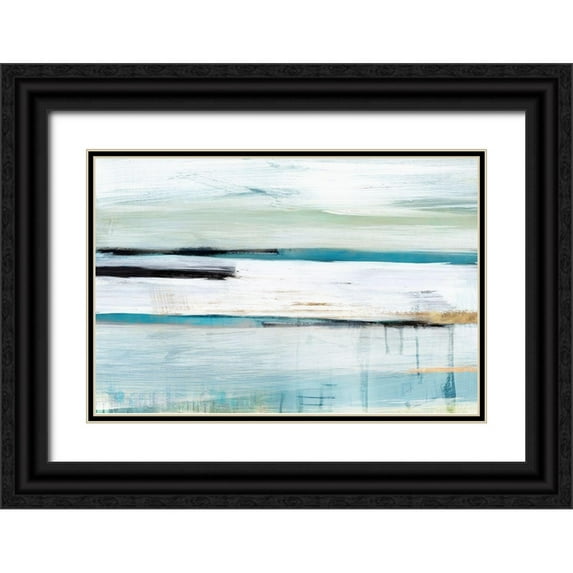 Isabelle Z 32x23 Black Ornate Wood Framed with Double Matting Museum Art Print Titled - Standing Still I