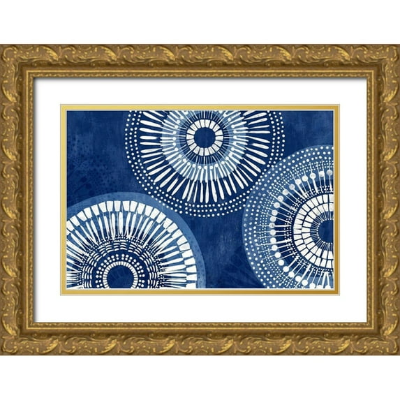 Isabelle Z 32x23 Gold Ornate Wood Framed with Double Matting Museum Art Print Titled - Adelle II