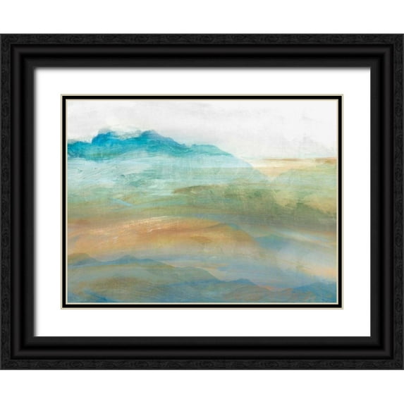 Isabelle Z 32x25 Black Ornate Wood Framed with Double Matting Museum Art Print Titled - Panorama II