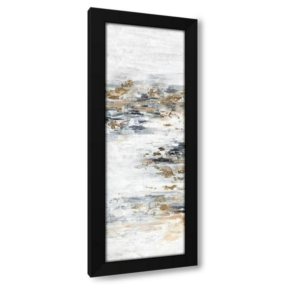 Isabelle Z 7x14 Black Modern Wood Framed Wall Art Titled - Memory II
